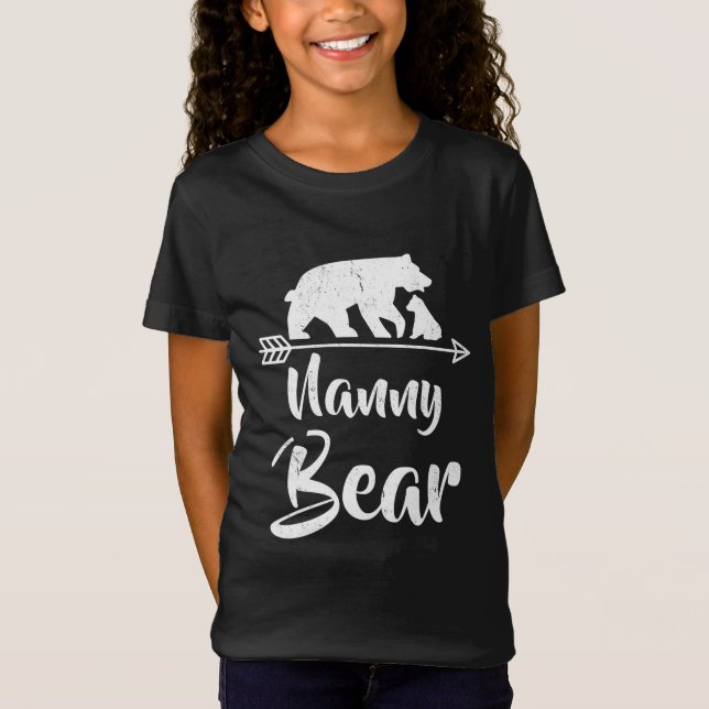 Camiseta Babá Urso Melhor Dia de os pais da Mãe (Frente)