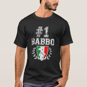 Camiseta Babbo Número Um! Dia de os pais italiano Vintage