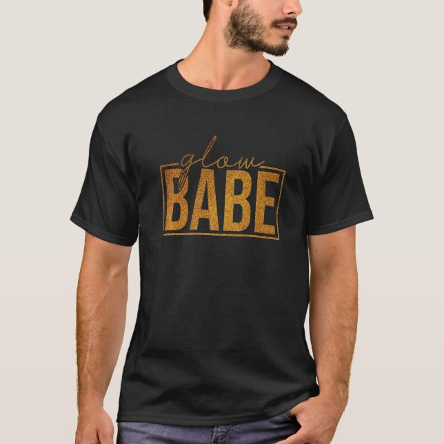 Camiseta Babe Brilhante Citação Skincare Babe Brilhante (Frente)
