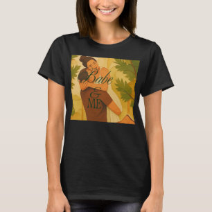 Camiseta Babe e Eu Fofa União Florestal Retro Romântica Co