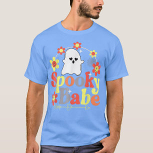 Camiseta Babe Halloween Feliz Rosto Feliz Retro 476