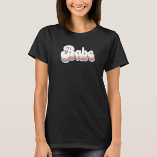 Camiseta Babe Retro Bride Bridesmaid Bachelorette Party  