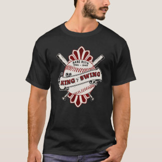 Camiseta Babe Ruth King of Swing - Nunca deixe o medo citar