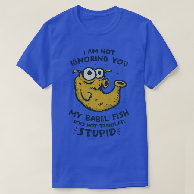 Camiseta Babel Fish (Frente do Design)