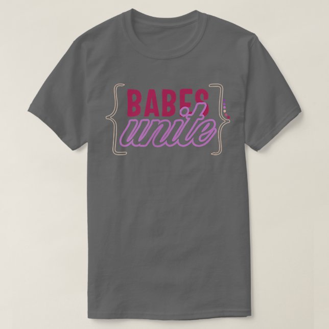 Camiseta Babes Feministas Unem Mulheres Empoderando Feminis (Frente do Design)