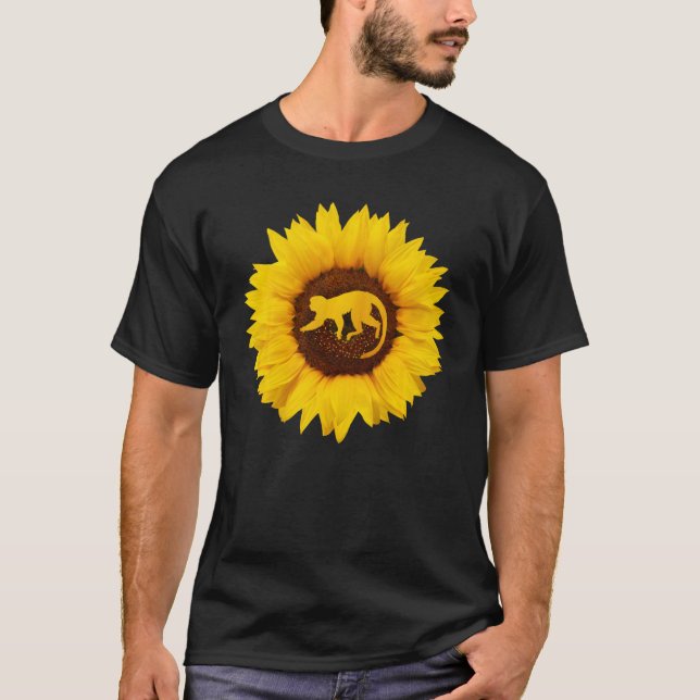 Camiseta Baboão Para Mulheres Macaco Macaco (Frente)