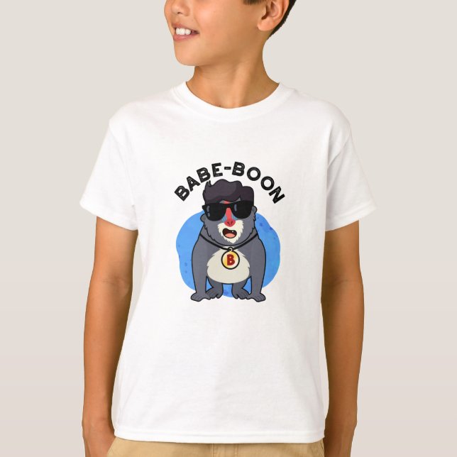 Camiseta Baboon Baboon Baboon, Macaco Engraçado Babe-boon (Frente)