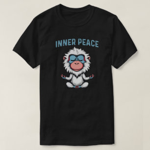 Camiseta Babuíno Zen – Macaco Meditativo da Paz Interior