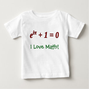 Camiseta Baby ama Math!