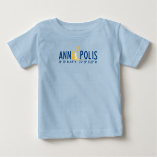 Camiseta Baby Anchored In Annapolis