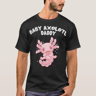 Camiseta Baby Axolotl Pai Engraçado Salamander Humor Amphib