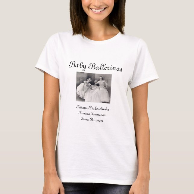 Camiseta Baby Ballerinas Da Corrida Do Balé (Frente)