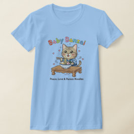 Camiseta Baby Banzai Kat Paz, Amor & Ramen Noodles