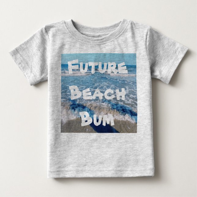 Camiseta Baby Beach Bum (Frente)