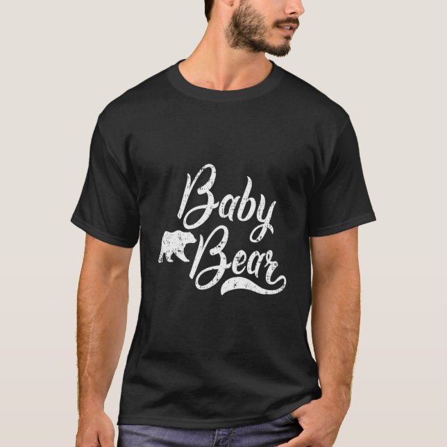 Camiseta Baby Bear Mama Bear Papa Urso Roupa (Frente)