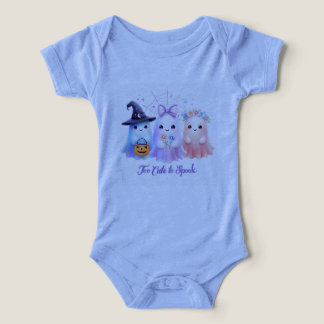 Camiseta Baby Bodysuit Too Cute to Spook