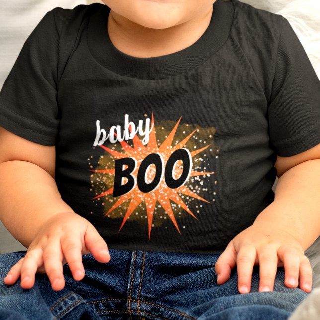 Camiseta Baby Boo | Orange Halloween (Criador carregado)