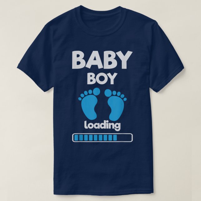 Camiseta Baby Boy Carregando Futuros Pais Gravidez Revenda  (Frente do Design)