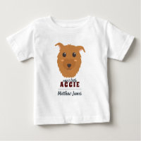 Baby Boy Dog Maroon