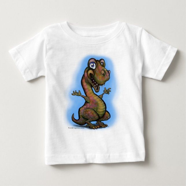 Camiseta Baby Boy T-Rex (Frente)