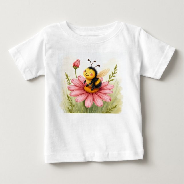 Camiseta Baby bumblebee sun bathing (Frente)