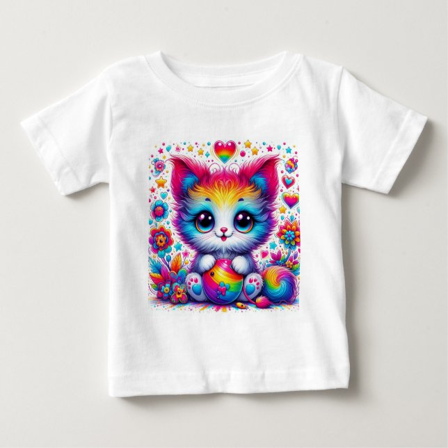 Camiseta Baby Cat 7 (Frente)