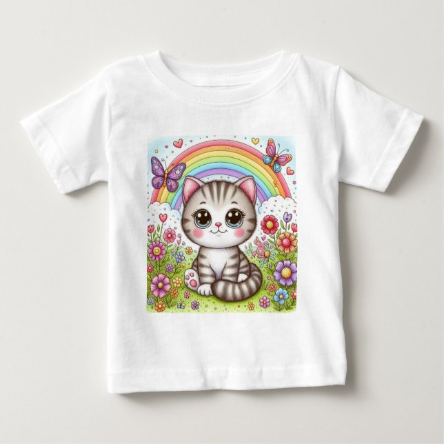 Camiseta Baby Cat 8 (Frente)