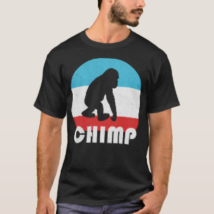 Camiseta Baby Chimpanzee Chimp Vintage Retro Silhout Gif