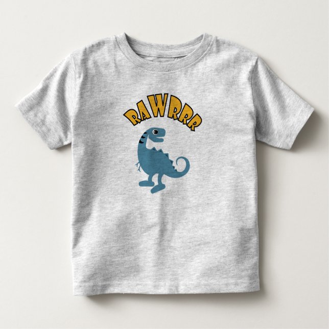 Camiseta Baby Dinosaur Design - Bebê Jersey - Bodô (Frente)