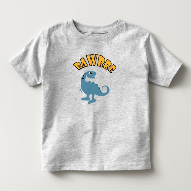 Camiseta Baby Dinosaur Design - Bebê Jersey - Bodô (Frente)