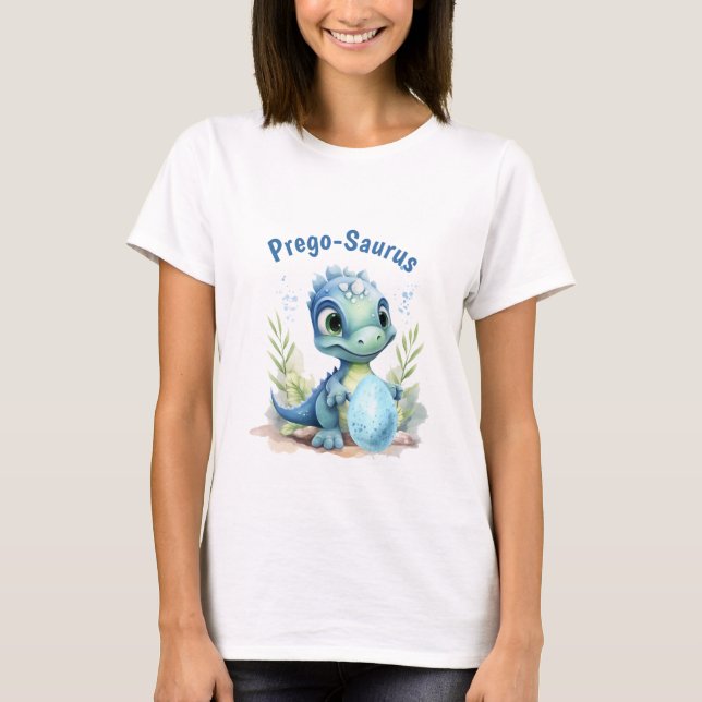 Camiseta Baby Dinosaur Prego-Saurus (Frente)