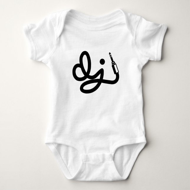 Camiseta Baby DJ Um pedaço (Frente)