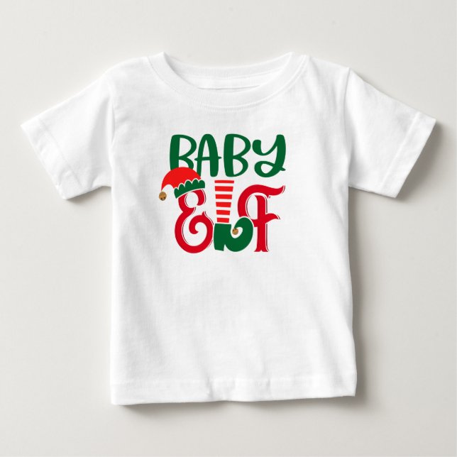 Camiseta Baby Elf de Natal (Frente)