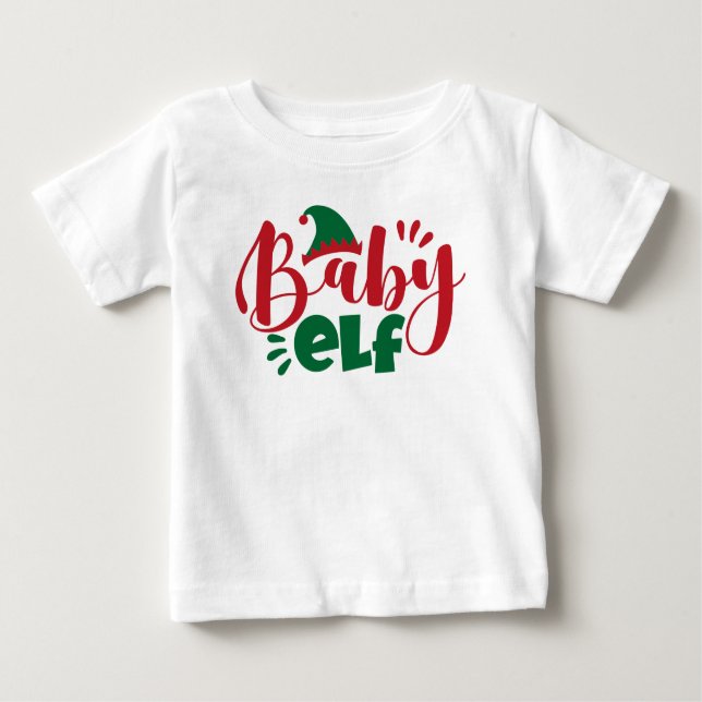 Camiseta Baby Elf de Natal (Frente)