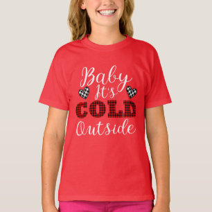 Camiseta Baby está frio fora do inverno