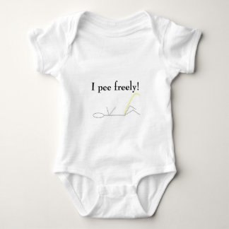 Camiseta baby, eu mijo livremente!