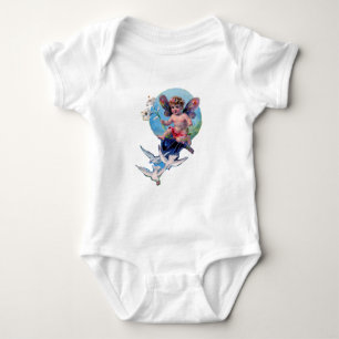 CAMISETA BABY FAIRY COM DOVES