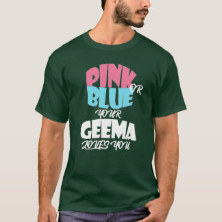 Camiseta Baby Gender Reveal for GEEMA essentiel