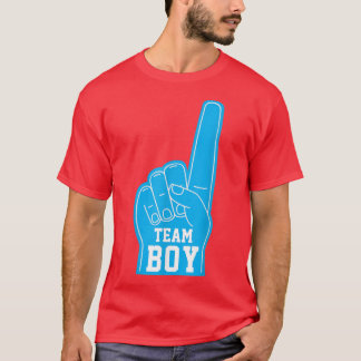 Camiseta Baby Gender Reveal Grupo de Anuncios Homens