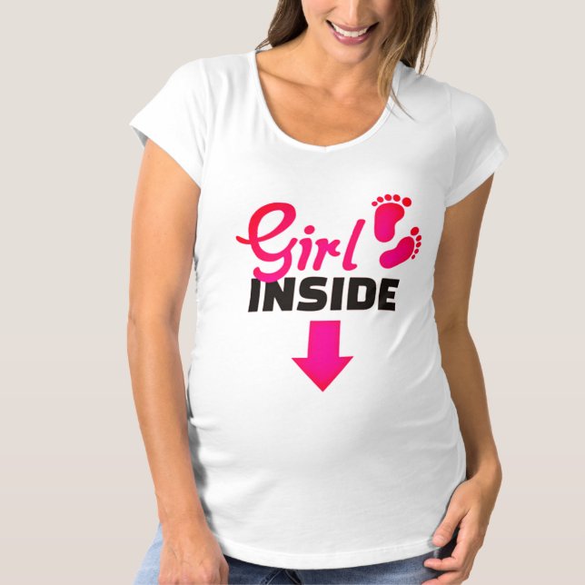 Camiseta Baby Girl Dentro (Frente)