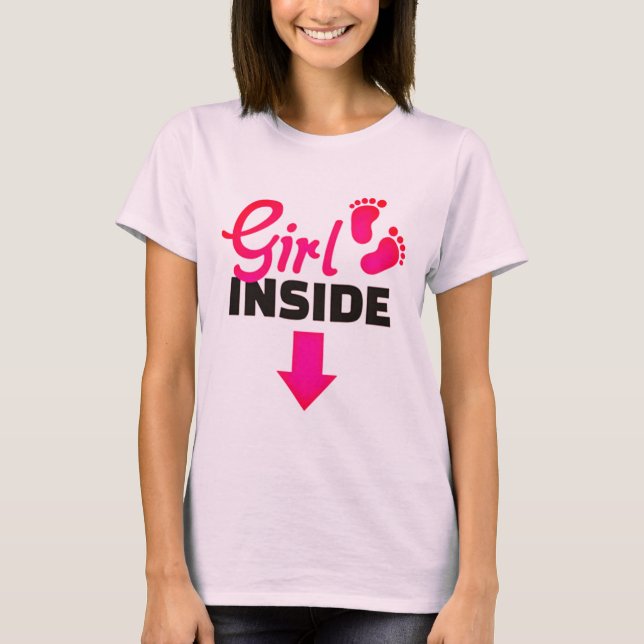 Camiseta Baby Girl Dentro (Frente)