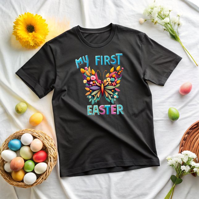 Camiseta Baby Girl's First Easter (Criador carregado)