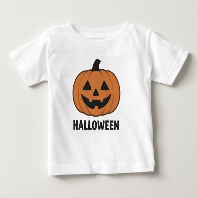 Camiseta Baby Halloween clothes  (Frente)