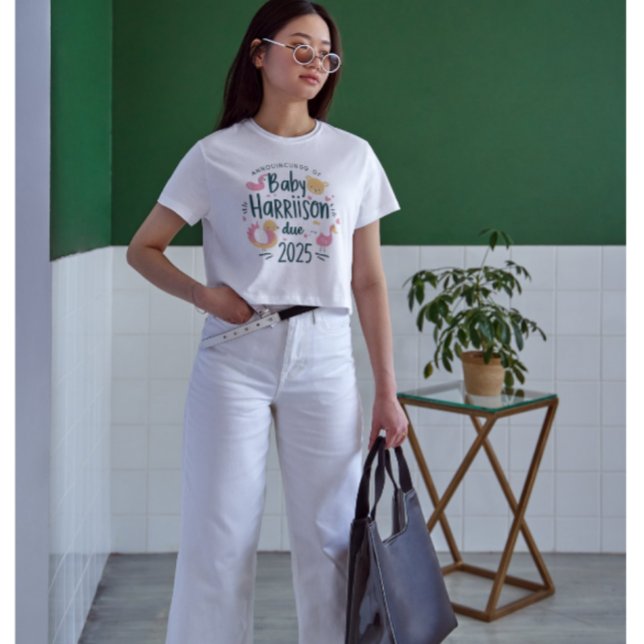 Camiseta Baby Harrison Devido 2025 | Gravidez Adorável (Criador carregado)