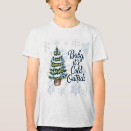 Camiseta Baby, It’s Cold Outside Winter Baby Boy Shower