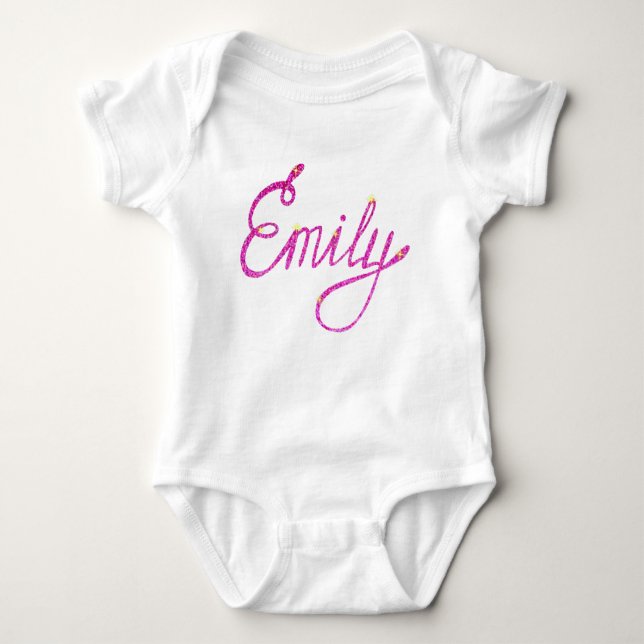 Camiseta Baby Jersey Bodyfit Emily (Frente)
