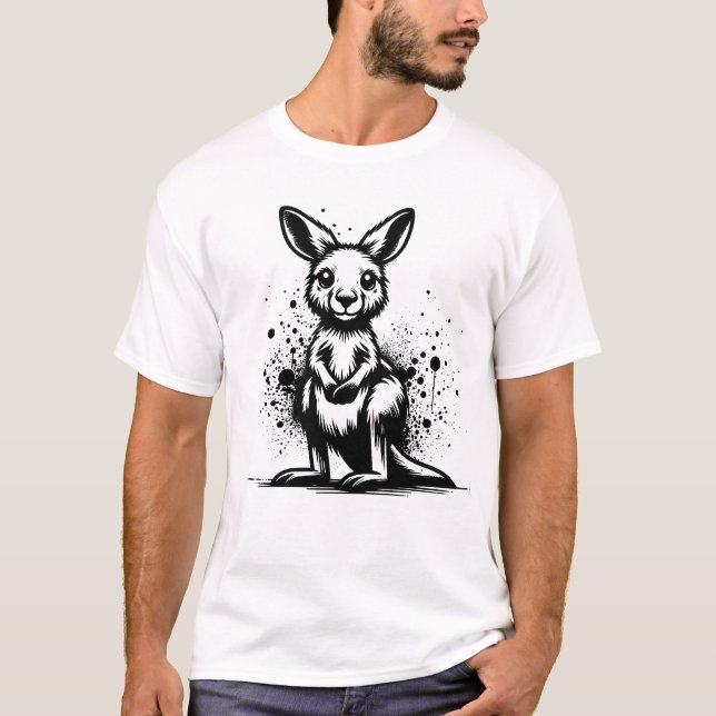 Camiseta Baby Kangaroo (Frente)