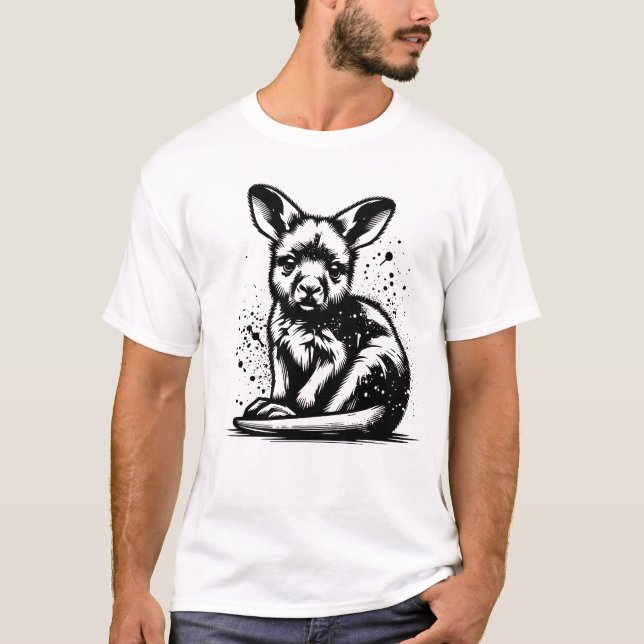 Camiseta Baby Kangaroo (Frente)