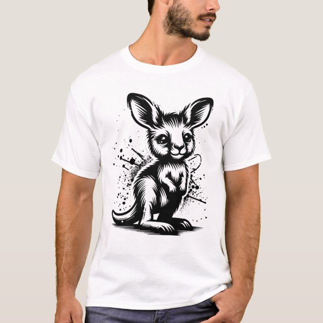 Camiseta Baby Kangaroo (Frente)