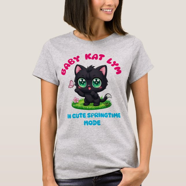 Camiseta Baby Kat Lym In Cute Springtime Mode (Frente)